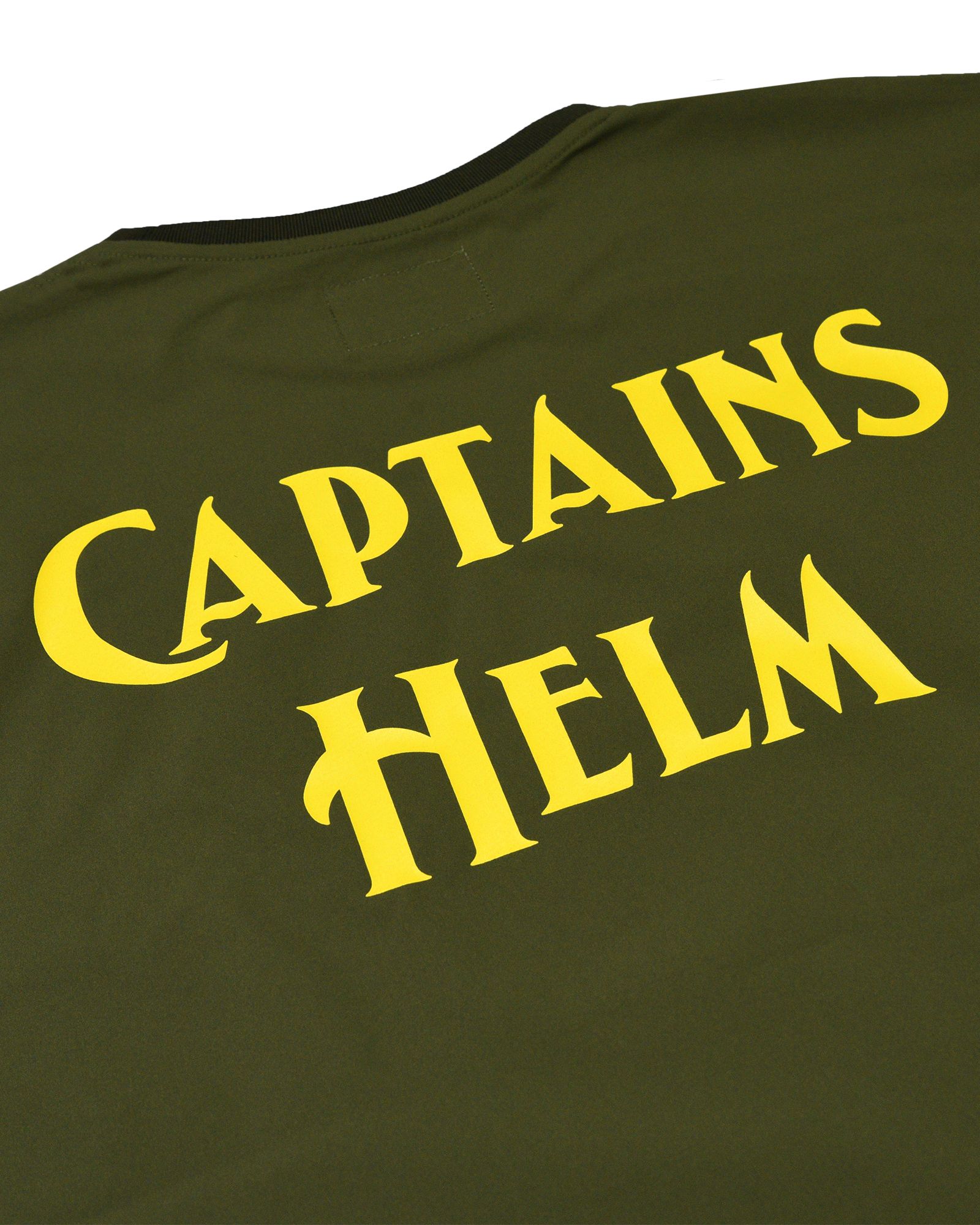 "OCEANSIDE DIVISION" HELM SURF TEE (OLIVE) / ドライストレッチ サーフ Tシャツ