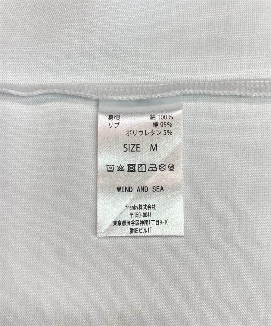 ×WDS Photo L/S Tee (WHITE) / ウィンダンシー コラボ Tシャツ
