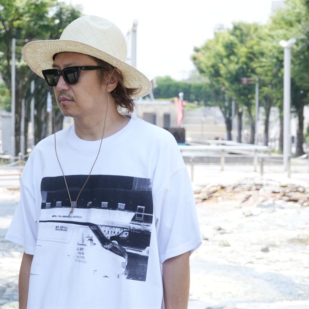 AMERICAN PHOTO TEE (BLACK) / フォト プリント Tシャツ