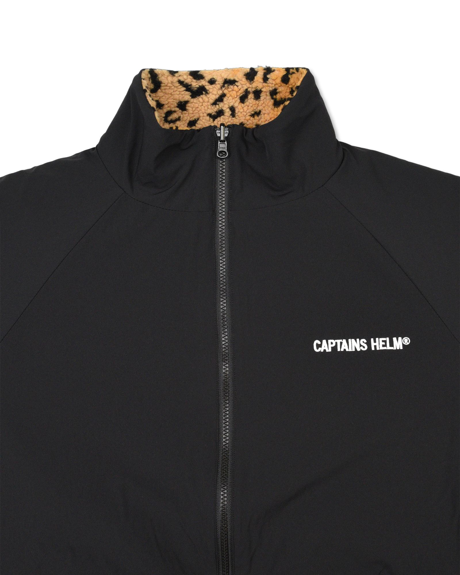 REVERSIBLE FLEECE JACKET (BLACK×LEOPARD) / リバーシブル フリース ジャケット