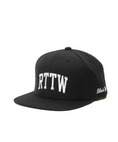 RTTW CAP (BLACK) / ロゴ刺繍 ベースボールキャップ。