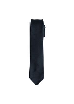 SILK NECK TIE "DENNIS" (BLACK) / オリジナル シルク タイ