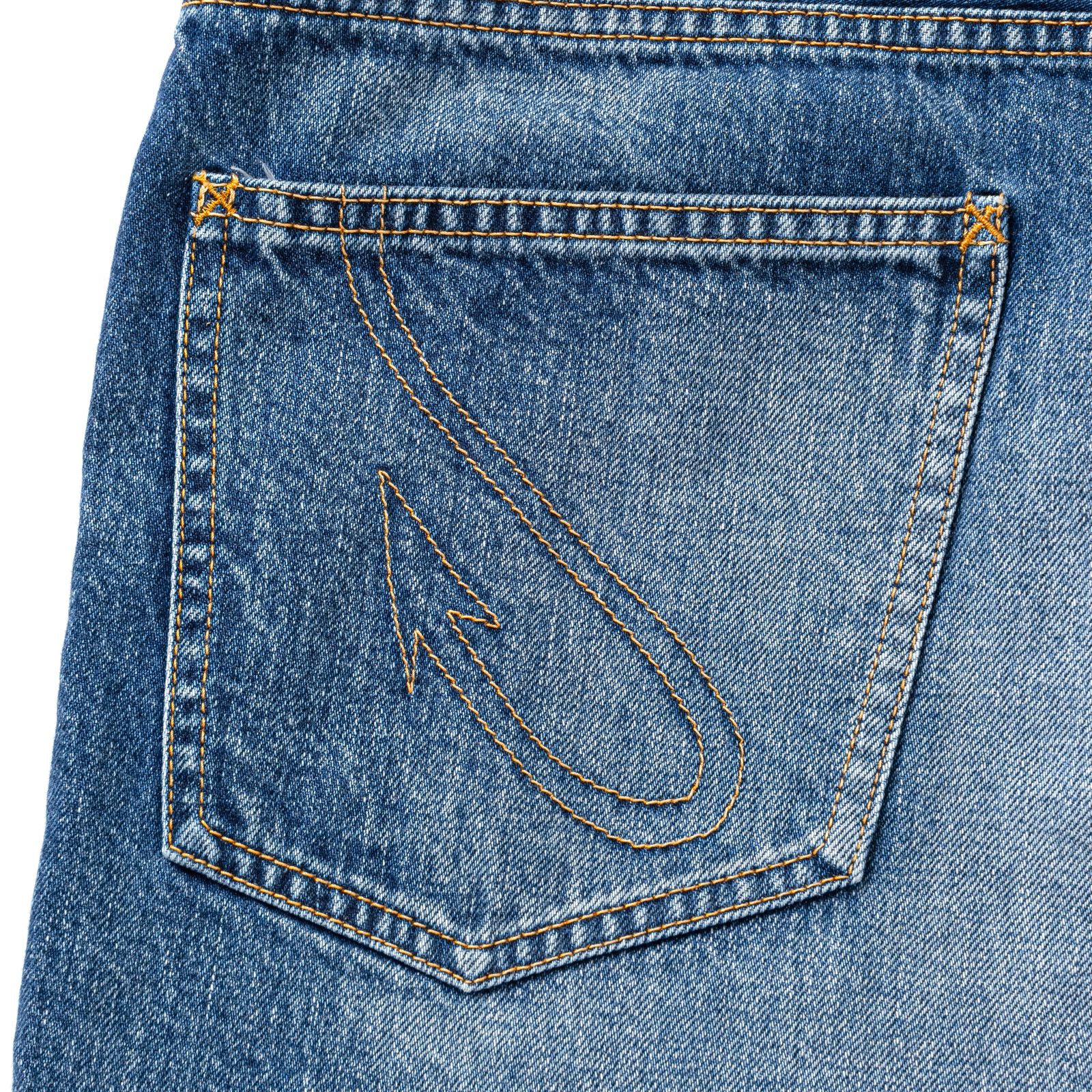VINTAGE WASH DENIM PANTS (GRAY) / ヴィンテージ ウォッシュ デニム パンツ