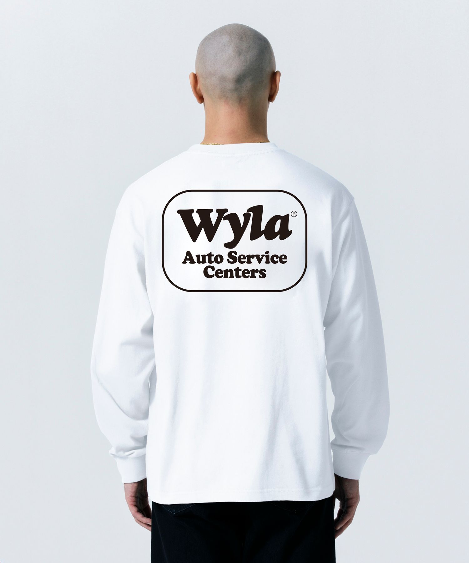 WYLA LS TEE (WHITE) / プリント Tシャツ