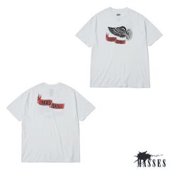 FLYING WEEL P (×MASSES) (WHITE) / マシス コラボレーション Tシャツ