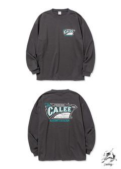AEROKNOT OLD SIGN BOARD L/S SW TEE ＜NATURALLY PAINT DESIGN＞ (CHARCOAL) / ×ナチュラリーペイント コラボ スウェット
