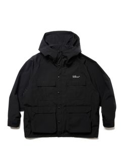 COOTIE PRODUCTIONS - T/C Weather Hooded Shell Jacket (BLACK 