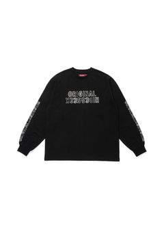 Original L/S Tee (BLACK) / 西浦徹 コラボ ロンT