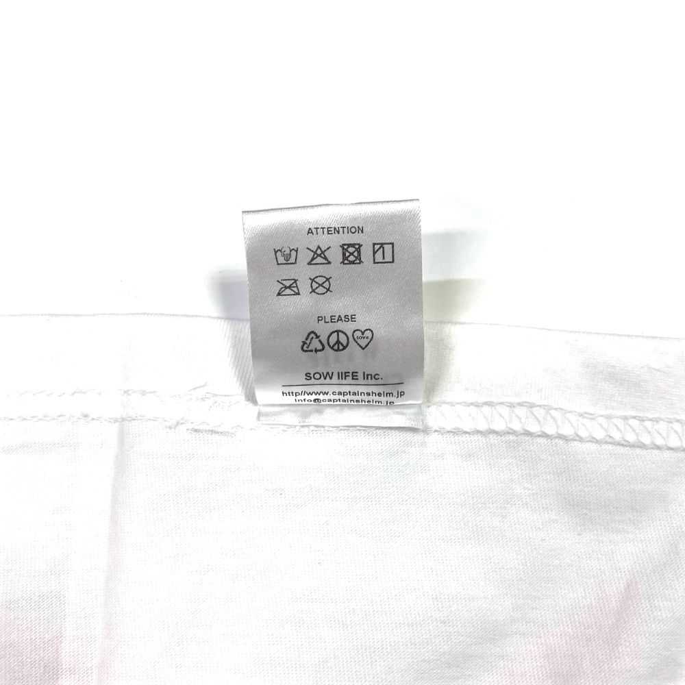 "OCEANSIDE DIVISION" US LOGO SS TEE  (WHITE) / ロゴ プリント Tシャツ