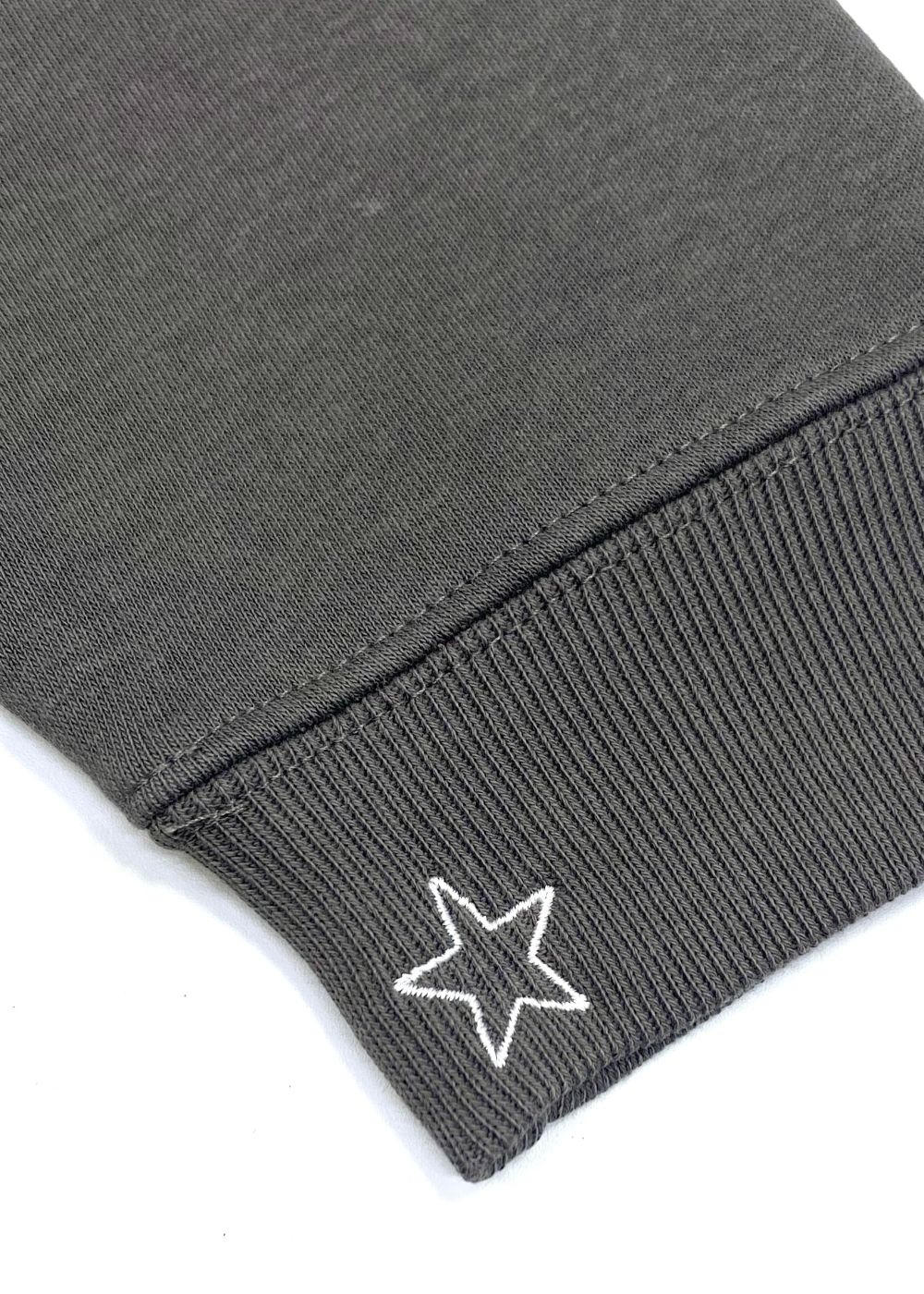 【ラスト1点】Add Crewneck Sweat (CHARCOAL) / プリント クルーネックスウェット