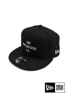 ×NEWERA / FOR HS CAP (BLACK) / ニューエラ コラボベースボールキャップ