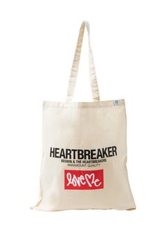 LOVE ME TOTE BAG "HUCK" (ECRU) / カーティス・クリグ コラボ エコバッグ
