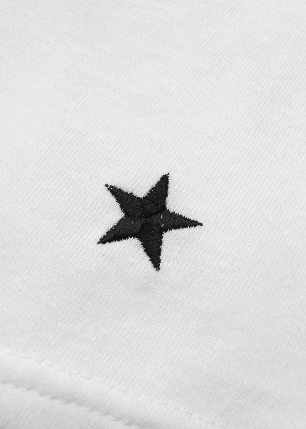 Edge Star Pocket Tee (WHITE) / バックプリント ポケットTシャツ