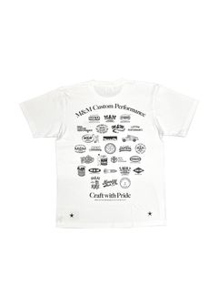 PRINT TEE (WHITE) / ロゴ プリント Tシャツ