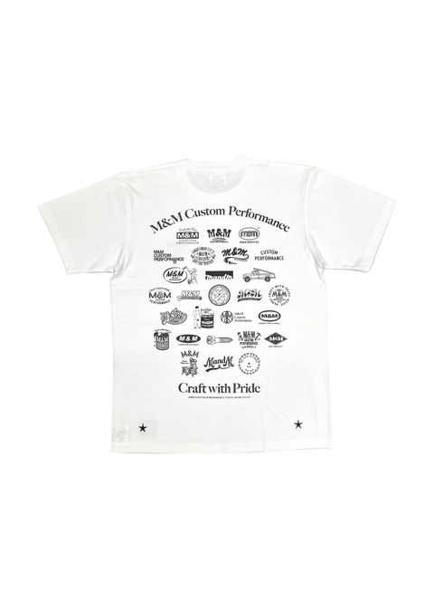 PRINT TEE (WHITE) / ロゴ プリント Tシャツ