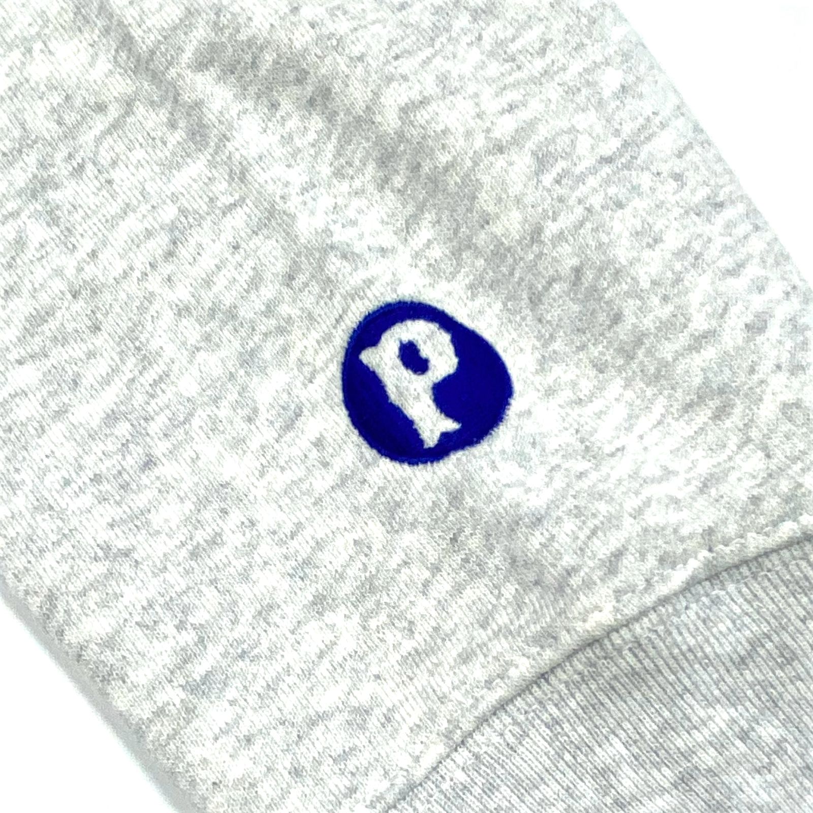 SCRIPT COLLEGE HOODIE (ASH) / カレッジロゴ スウェットパーカー