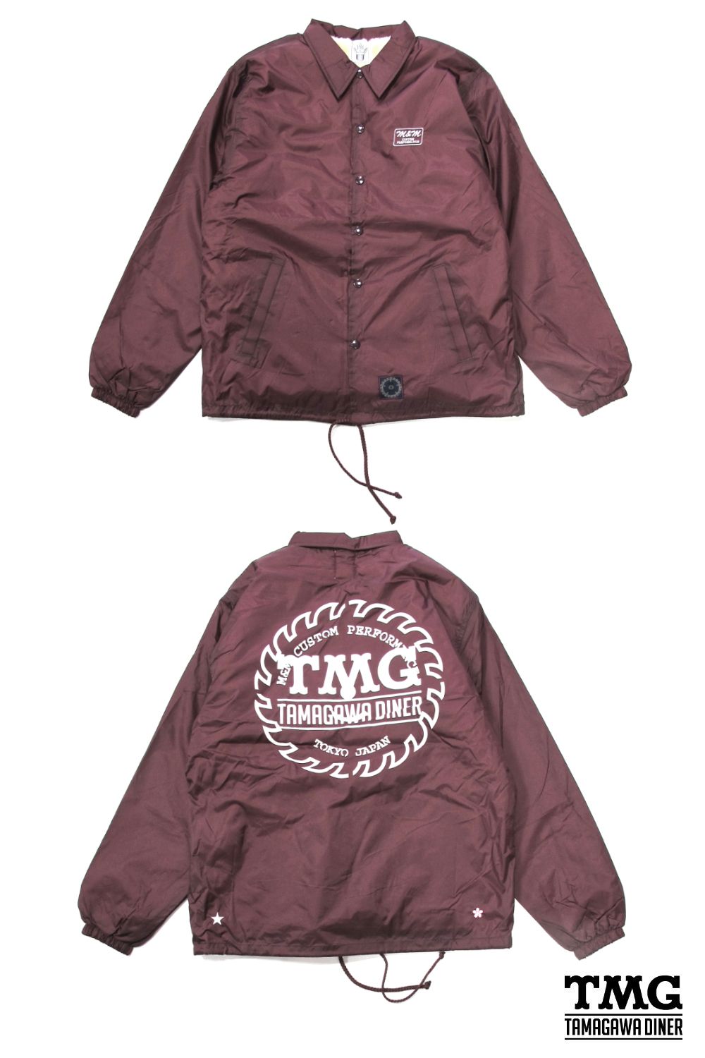 M&M CUSTOM PERFORMANCE - BOA WINDBREAKER (BURGUNDY) / ×TAMAGAWA