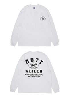 HORSE LSTEE (WHITE) / プリント Tシャツ