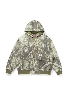 Camo Zip Hooded Jacket (BEIGE CAMO) / オリジナル カモフラージュ フード ジャケット / セットアップ可能