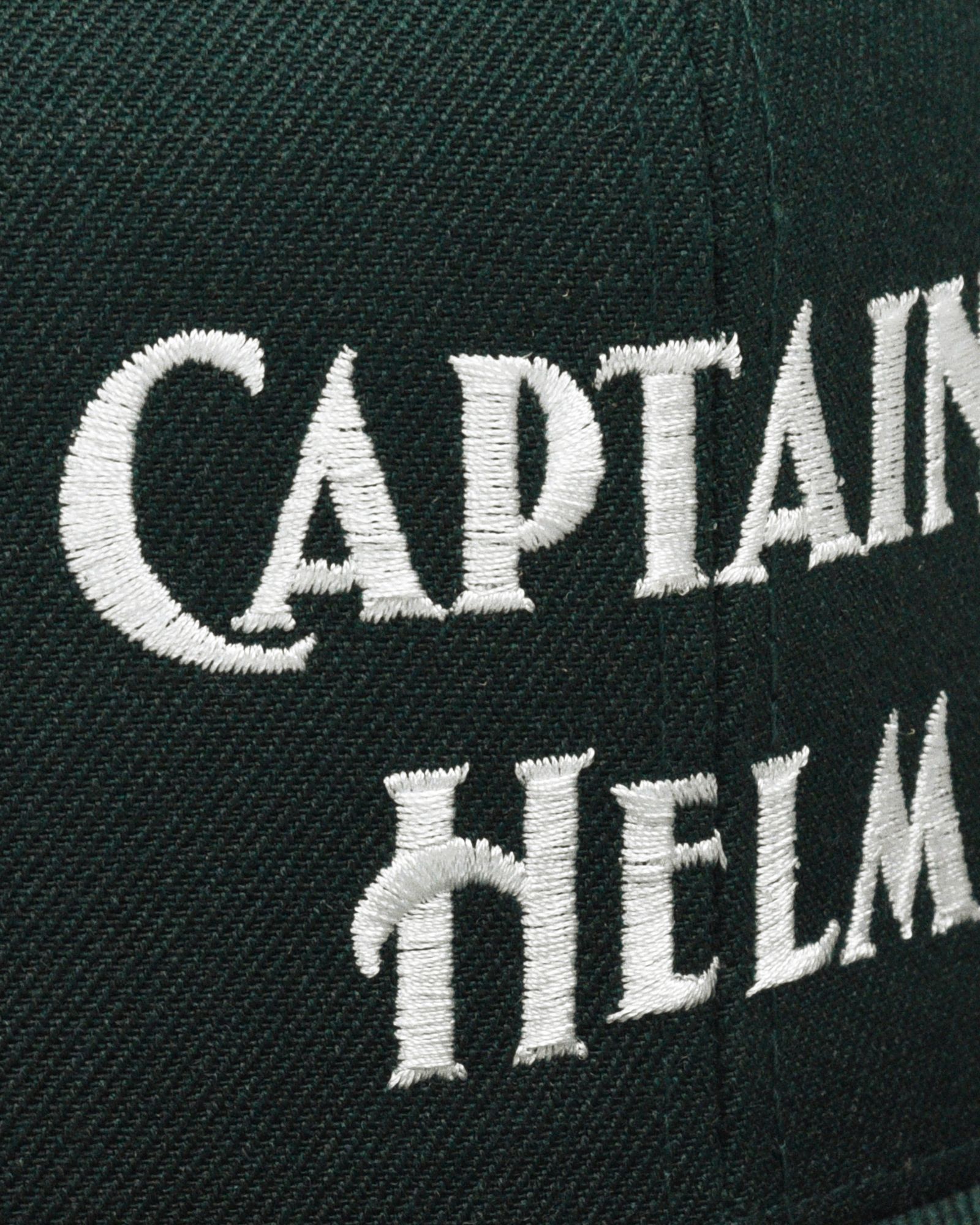 【ラスト1点】LOGO SNAP BACK CAP (GREEN) / ロゴ刺繍 ベースボール キャップ