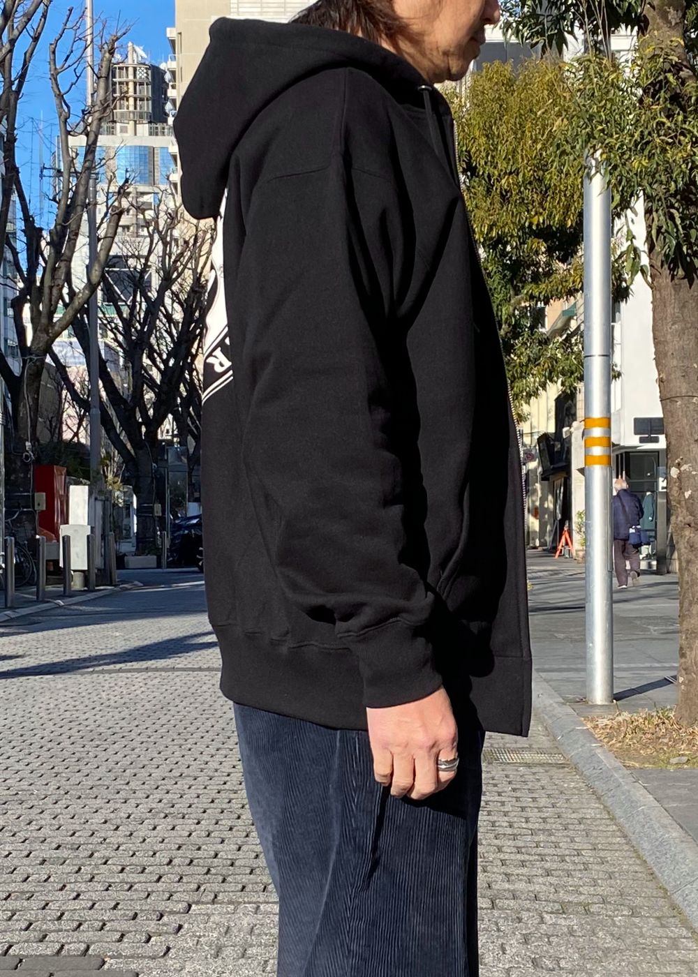 【ラスト1点】CIRCLE PORK ZIP UP HOODIE (BLACK) / サークルポーク スウェット ジップパーカー