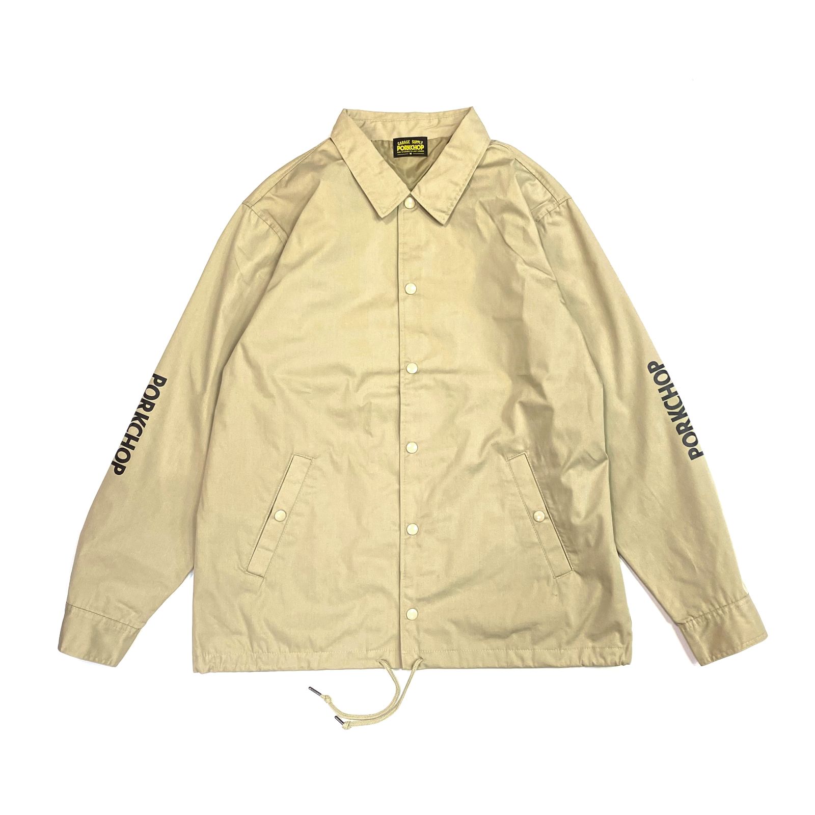 PORKCHOP GARAGE SUPPLY - NOTHING DEVIL COACH JKT (BEIGE