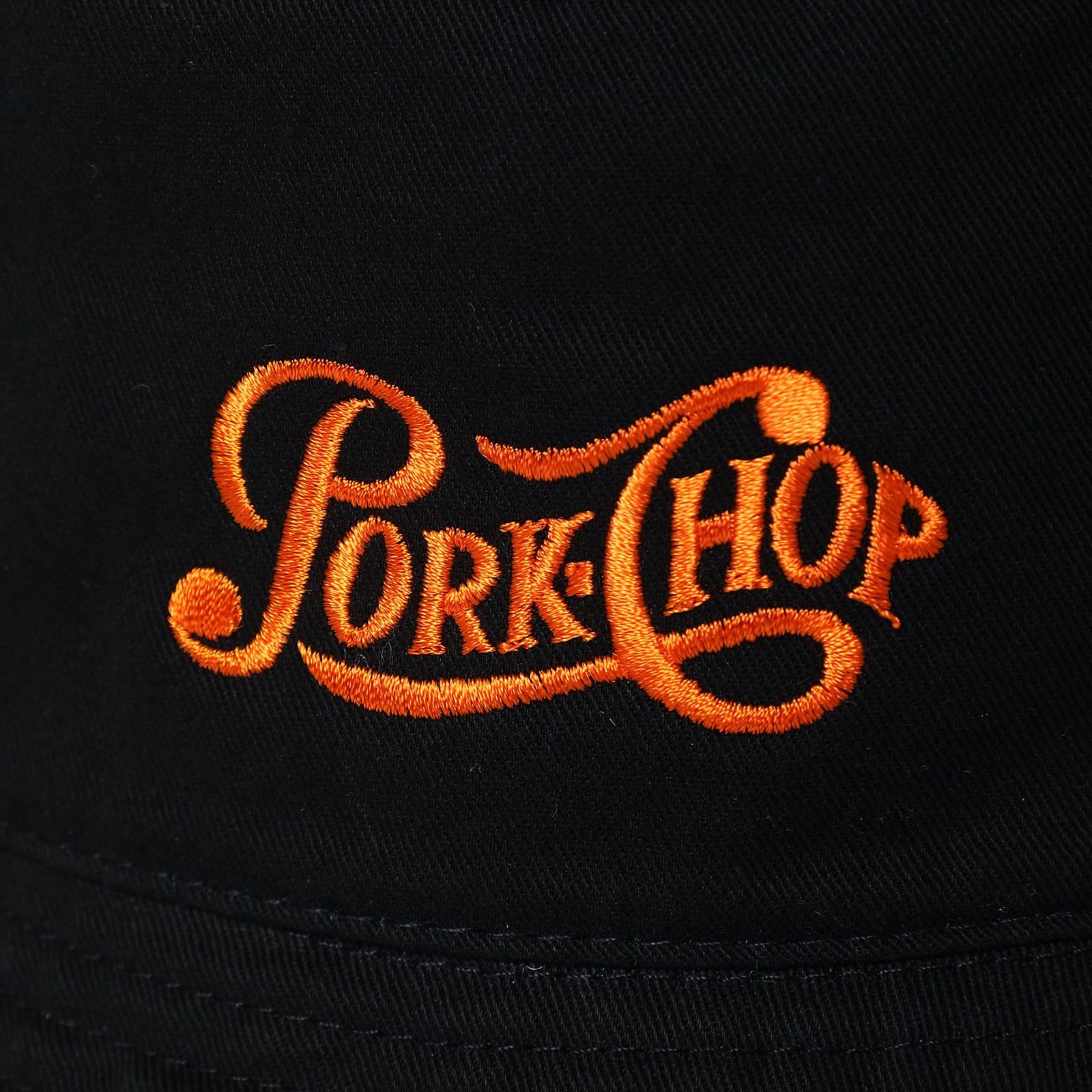 PORKCHOP - PPS BUCKET HAT (BLACK) / ロゴ刺繍 バケットハット | LOOPHOLE