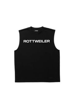 R9 LOGO SLEEVELESS TEE (BLACK) / オリジナル ノースリーブ Tシャツ