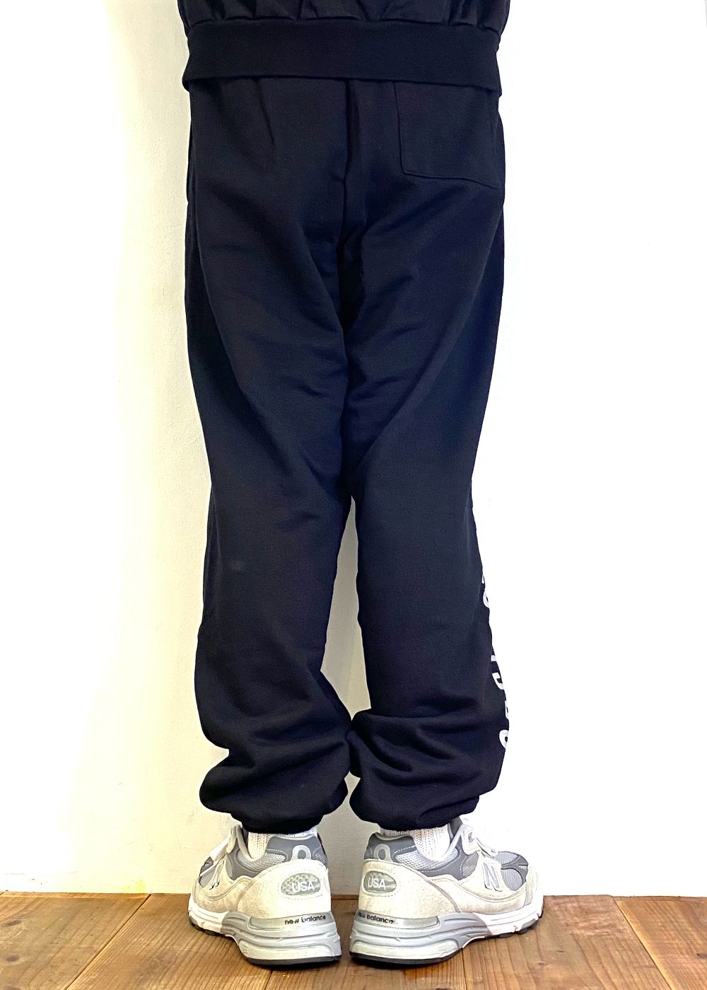 College Sweat Pant (BLACK) / オリジナル セットアップスウェットパンツ / セットアップ可能