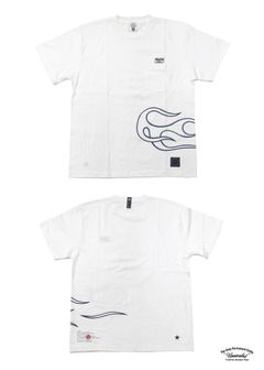 PRINT S/S TEE (WHITE) / アンライバルド コラボT