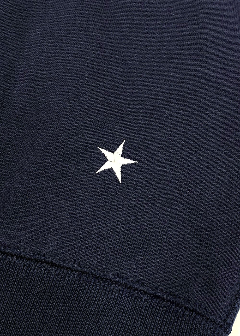ZIP HOODIE (NAVY) / プリント スウェット ジップ パーカー