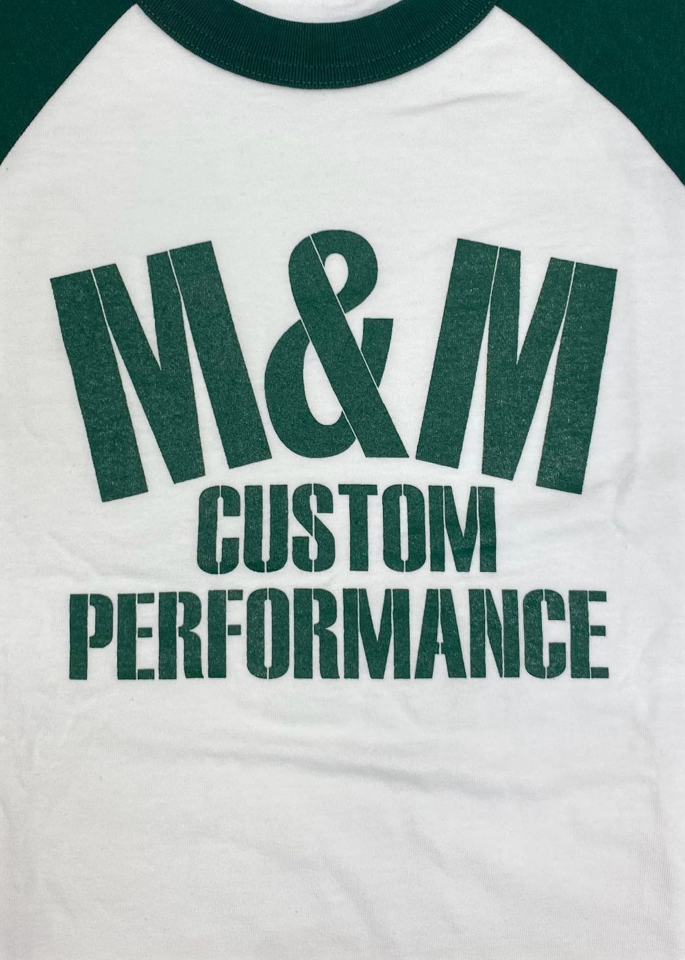 RAGLAN TEE (WHITE×IVY GREEN) / ラグラン ロングスリーブ Tシャツ