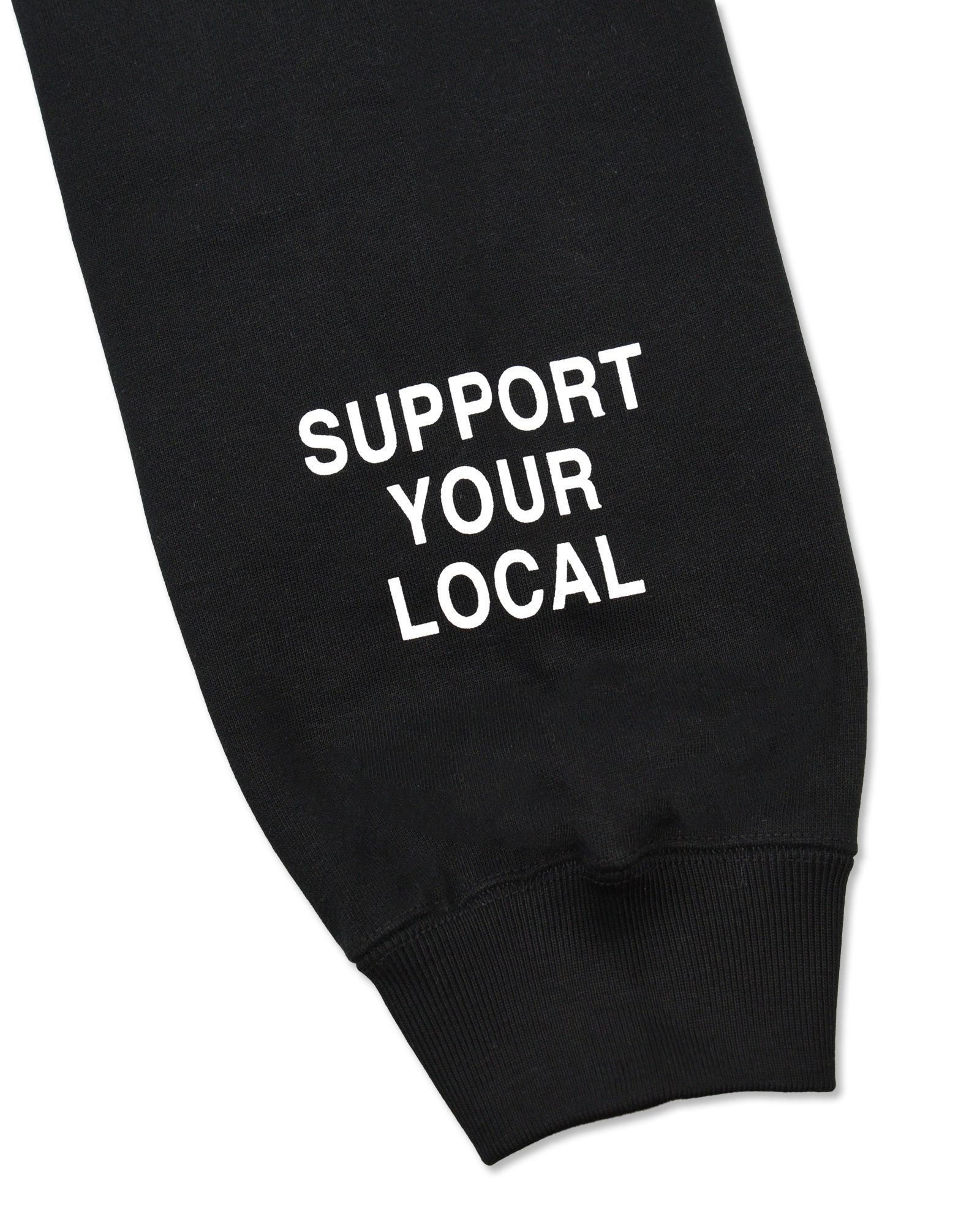 TM LOGO HOODIE (BLACK) / ロゴ プリント スウェット パーカー