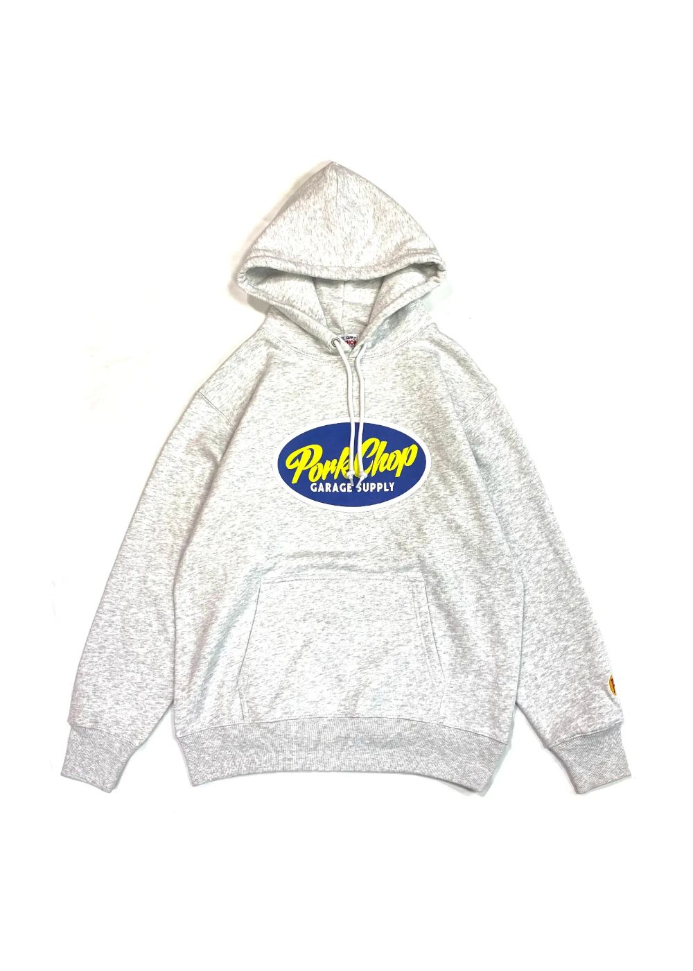 2nd OVAL HOODIE (ASH) / 2nd オーバルロゴ スウェットパーカー