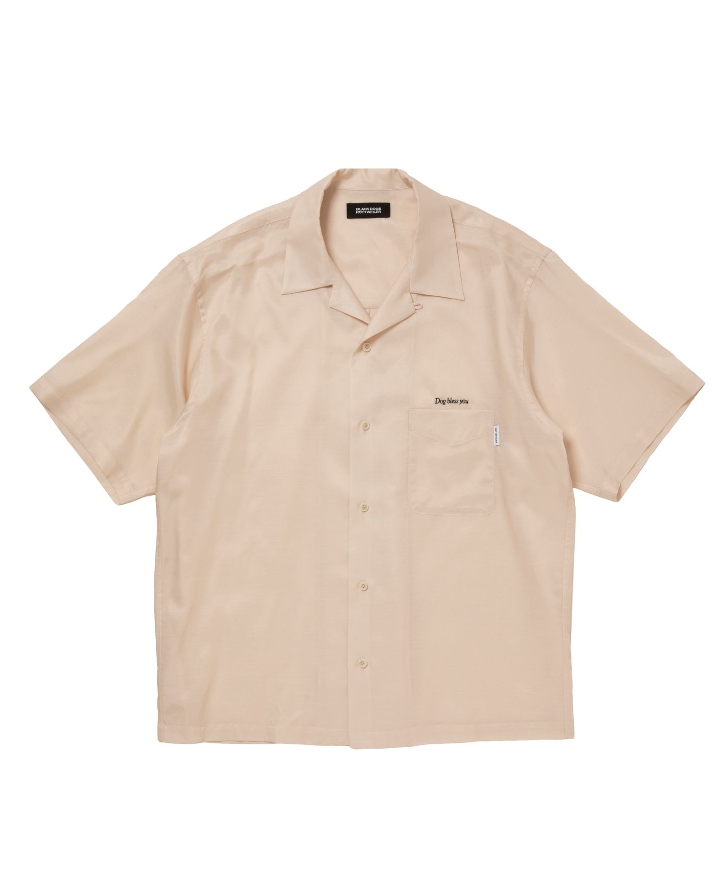 R9 BOWLER SS SHIRT (IVORY) / オープンカラー シャツ
