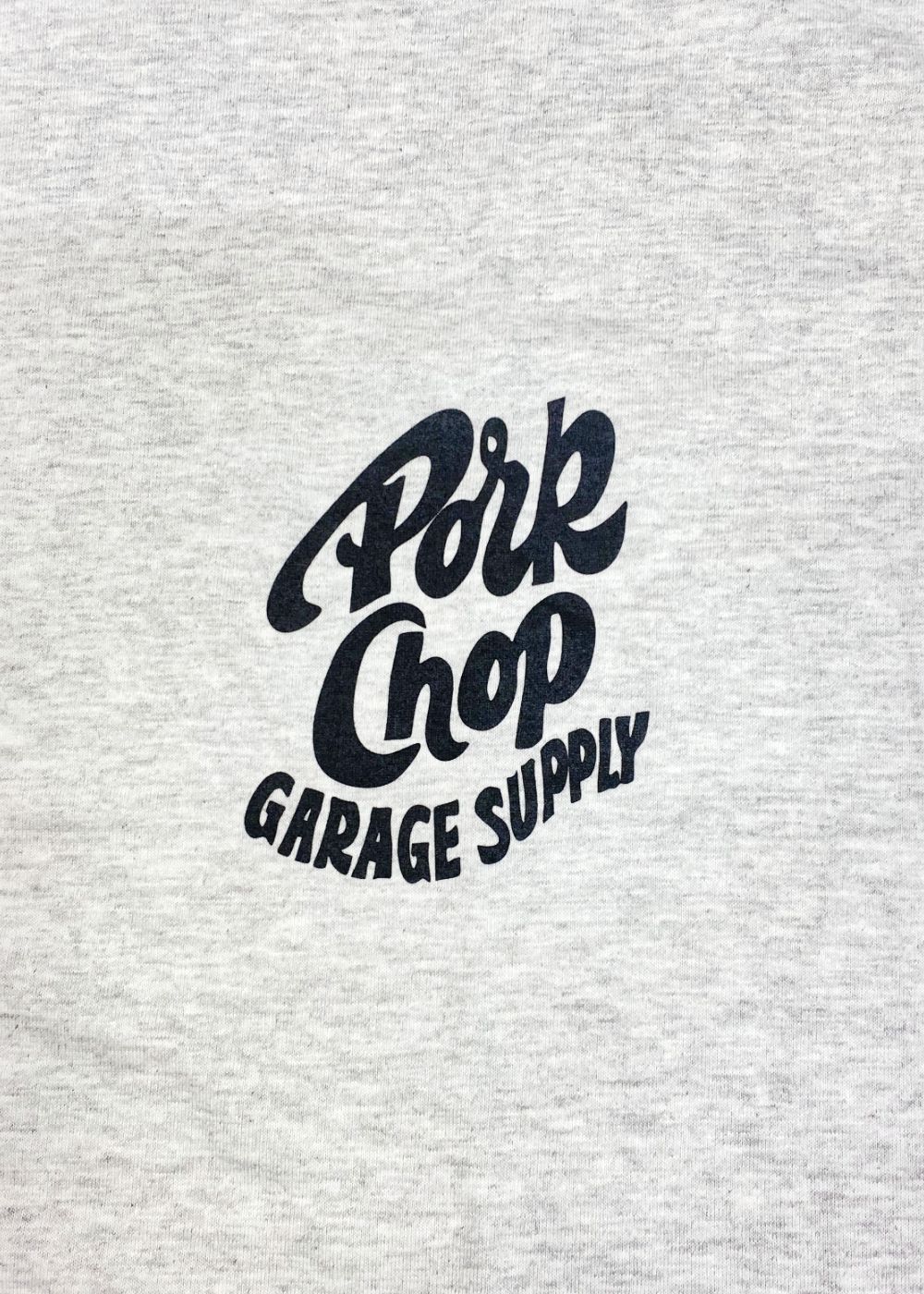 PORKY TEE (ASH) / ポーキー ロゴ Tシャツ