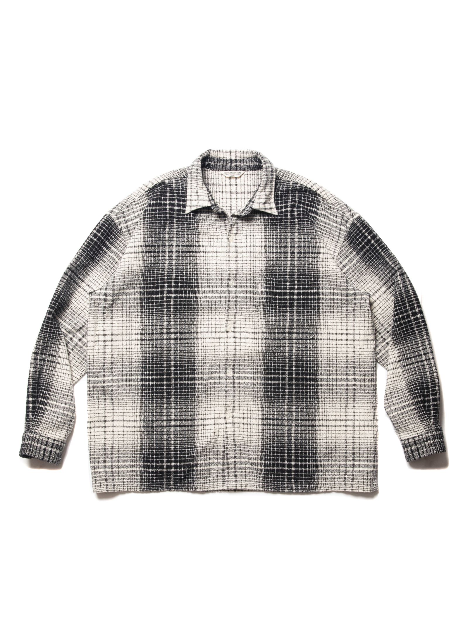 COOTIE PRODUCTIONS - OMBRE CHECK WORK L/S SHIRT