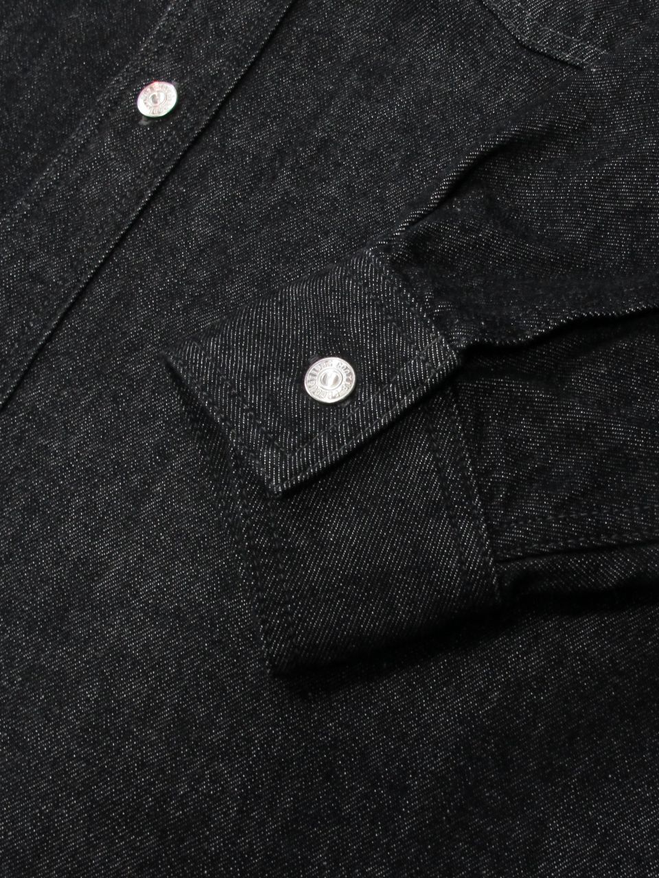 COOTIE PRODUCTIONS - Denim Work Shirt (BLACK 1 WASH) / デニム