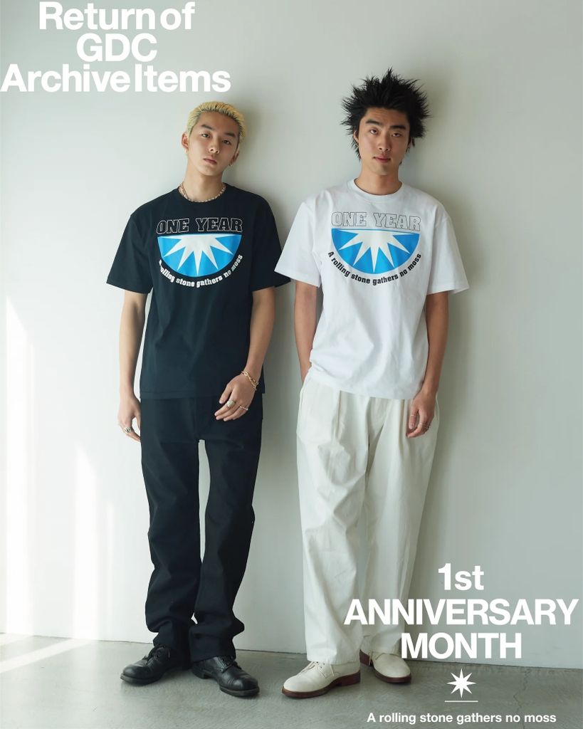 Half Star TEE 1th Limited (BLACK) / GDC 復活 1周年記念 Tシャツ