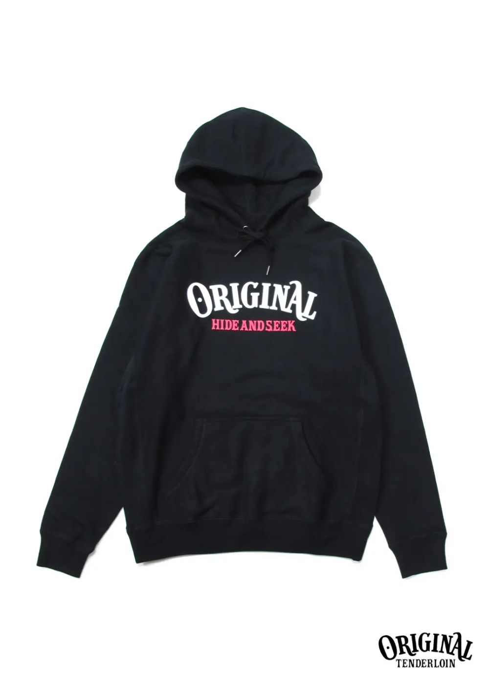 ×TENDERLOIN HOODED SWEATSHIRT-2 (BLACK) / テンダーロイン コラボスウェットパーカー