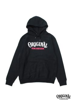 ×TENDERLOIN HOODED SWEATSHIRT-2 (BLACK) / テンダーロイン コラボスウェットパーカー