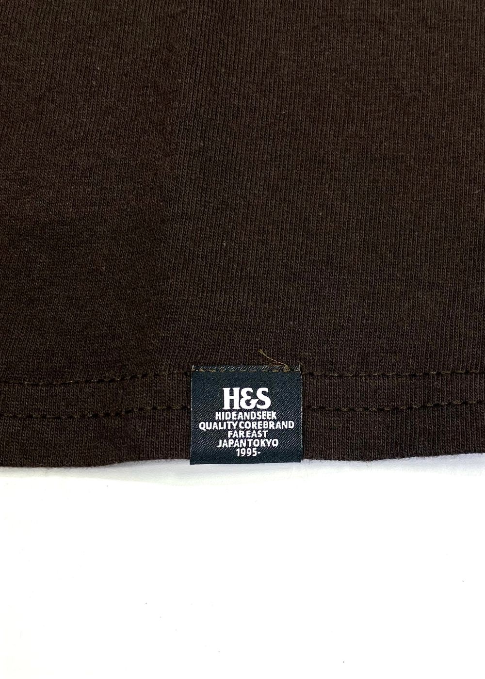 Original H&S L/S Tee (BROWN) / 西浦徹 コラボ ロンT