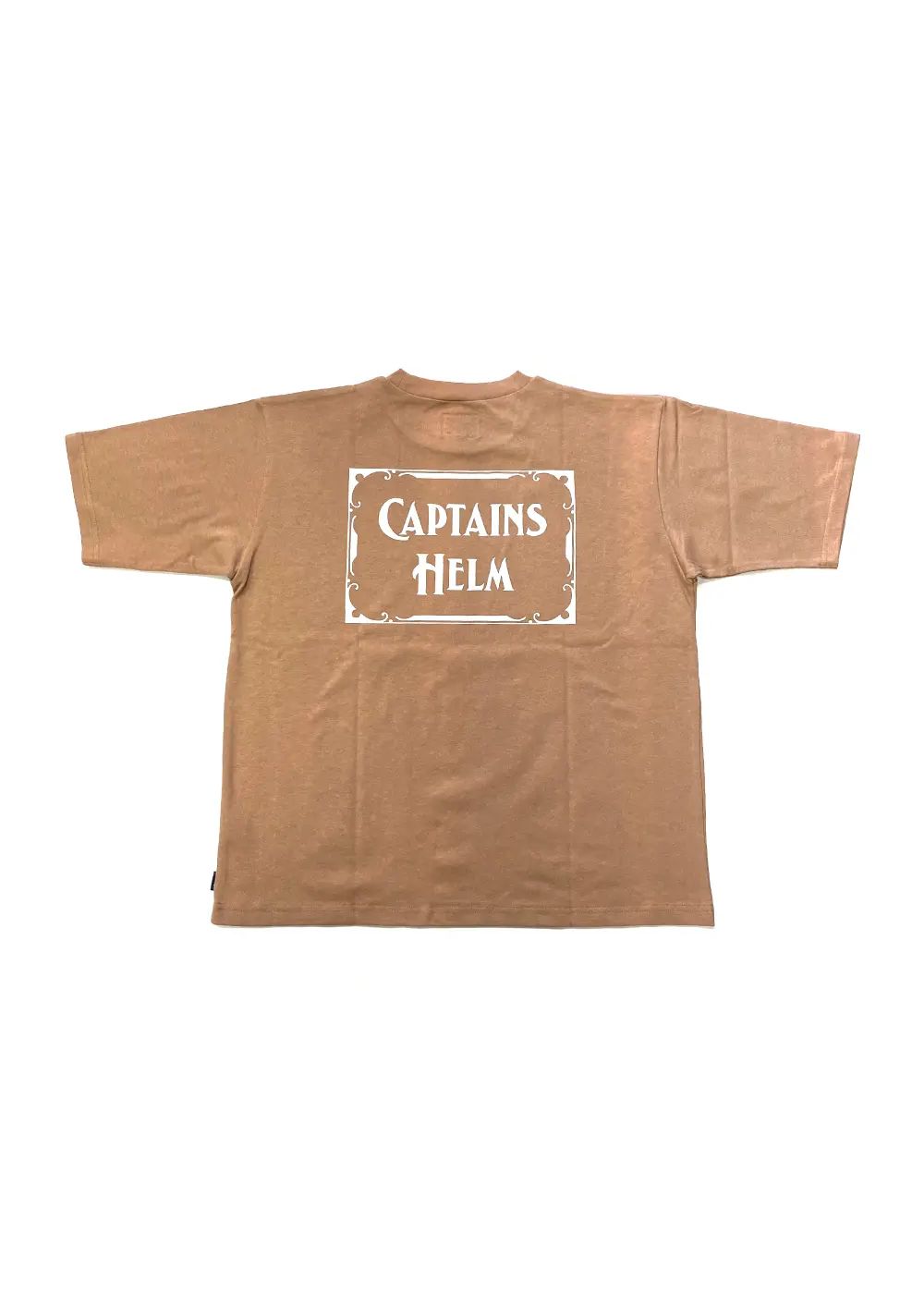 【ラスト1点】LOGO&MASK TEE (BEIGE) / ロゴ&マスク プリントTee