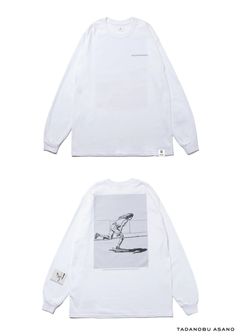 × Tadanobu Asano SKATER LS TEE (WHITE) / 浅野忠信 コラボロンT (スケーター)