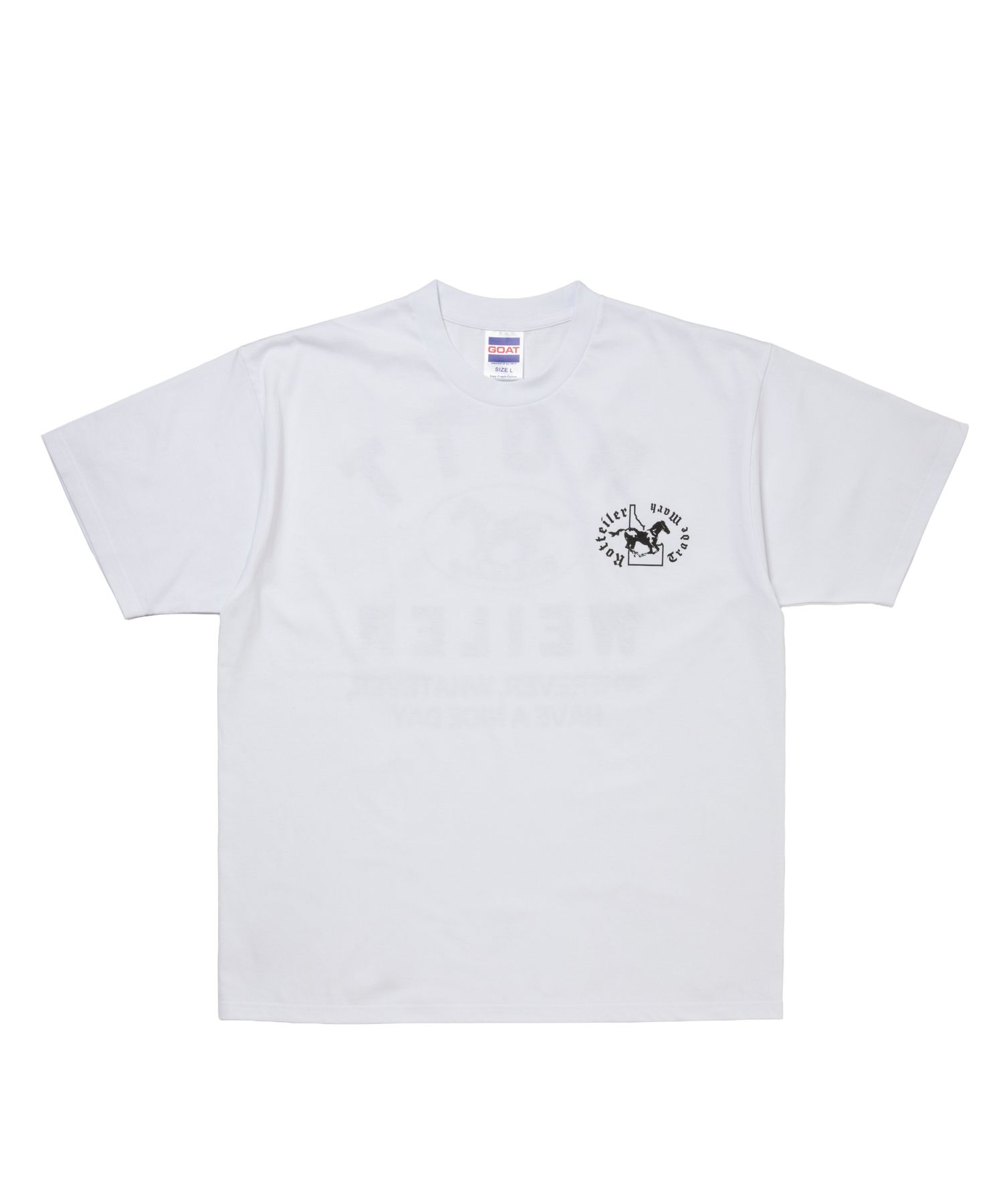 HORSE TEE (WHITE) / プリント Tシャツ