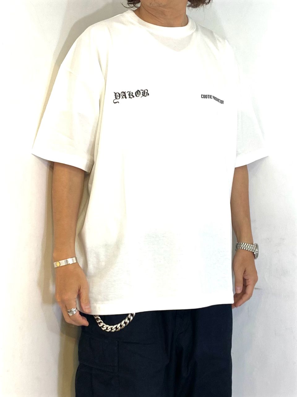 COOTIE PRODUCTION コラボT M ホワイト COOTIE × Tomo & Co 