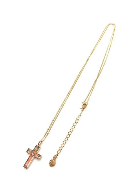 DOG CHAIN ROSARIO (GOLD) / ドッグ チェーンロザリオ