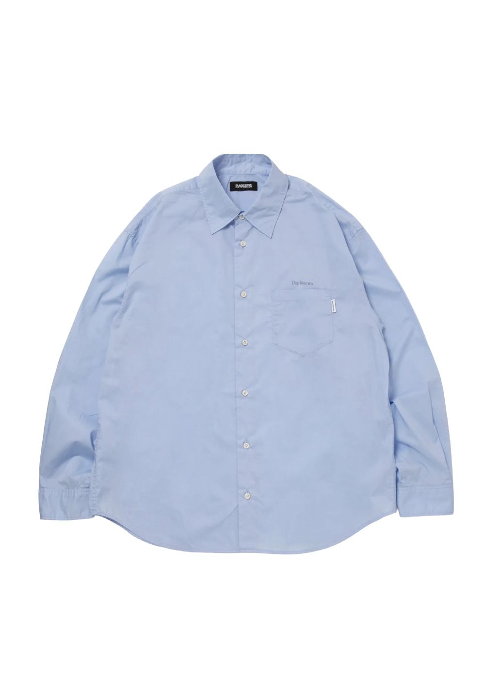 R9 TYPEWRITER SHIRT (SAX) / タイプライター レギュラー カラー シャツ