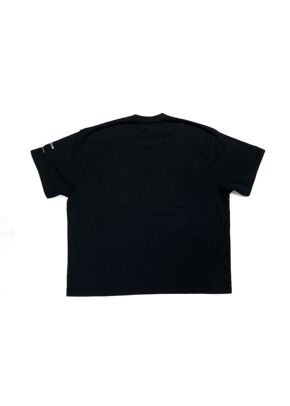 PACK TEE BIG SILHOUETTE (CREW NECK) (BLACK) / ビッグシルエット ポケット パック Tシャツ
