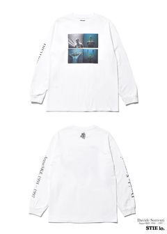 Stie-lo×Davide Sorrenti Amy Lace L/S T-SH (WHITE) / ×ダヴィデ・ソレンティ×スティーロ コラボフォトロンT
